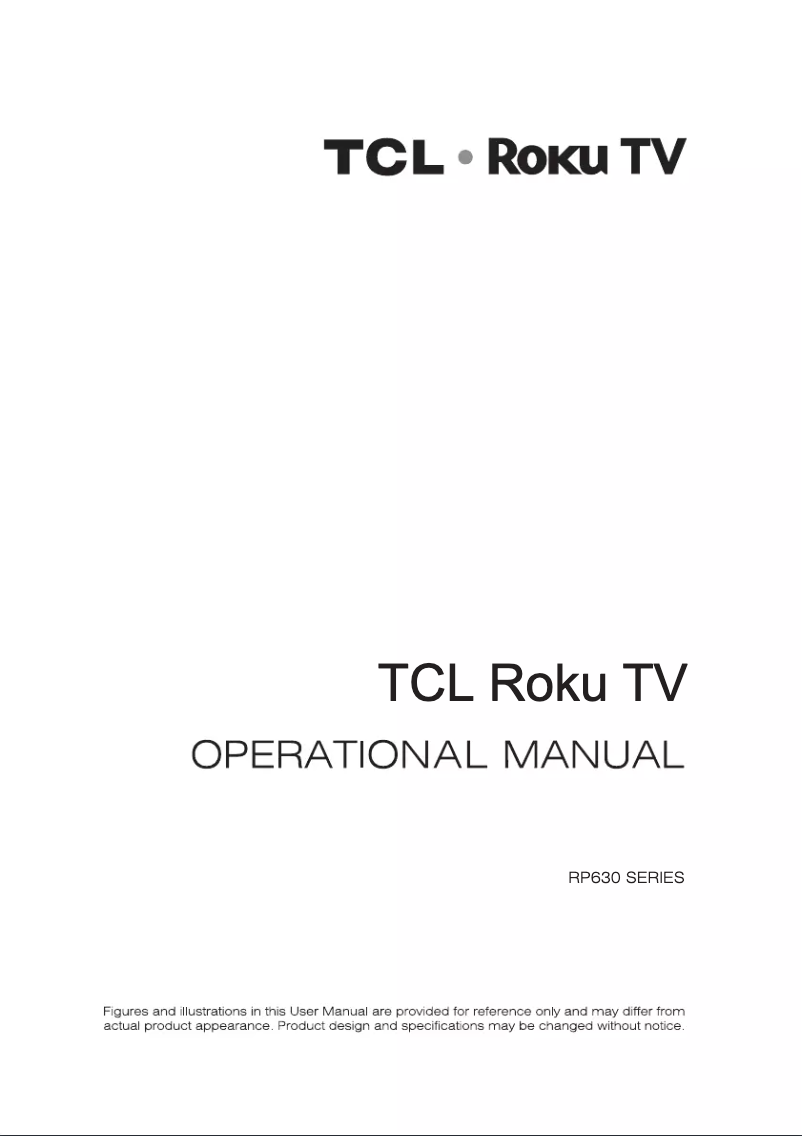 Imagen de la primera página del manual del dispositivo 55RP630