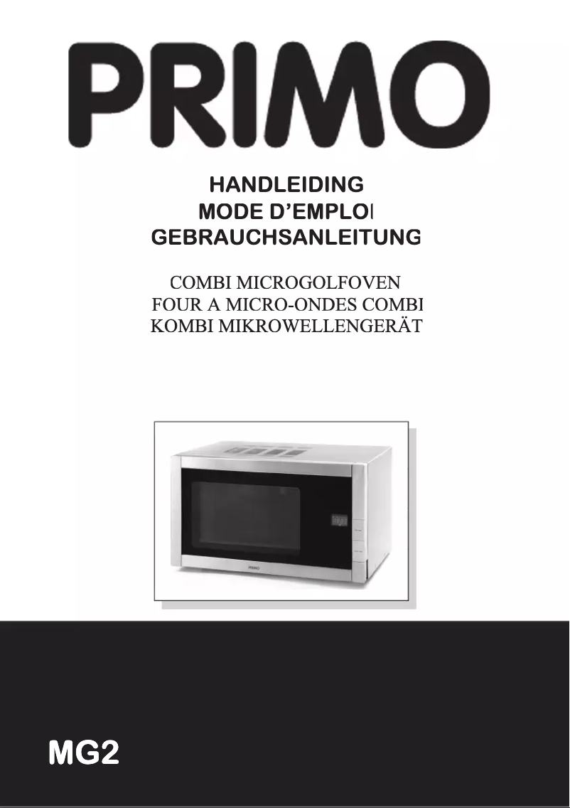 Página 1 del manual Manual de usuario Primo MG2