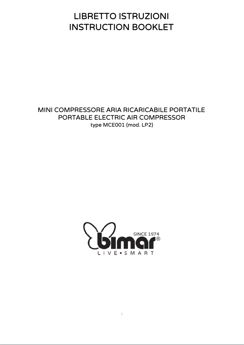 Imagen de la primera página del manual del dispositivo MCE001