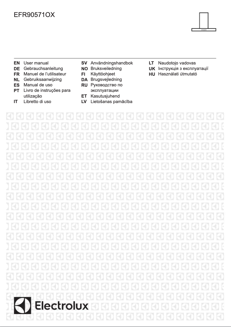 Página 1 del manual Manual de usuario Electrolux EFR90571OX
