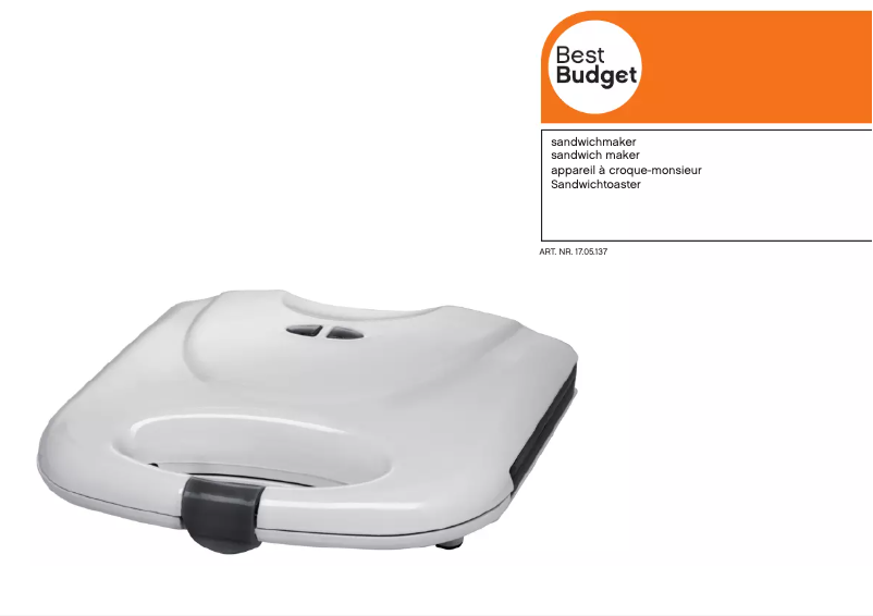 Imagen de la primera página del manual del dispositivo 17.05.137