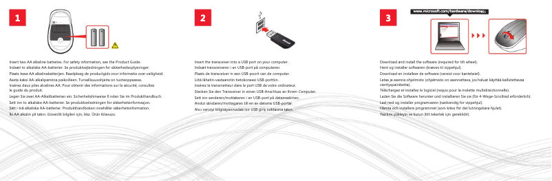 Imagen de la primera página del manual del dispositivo Mouse 2000