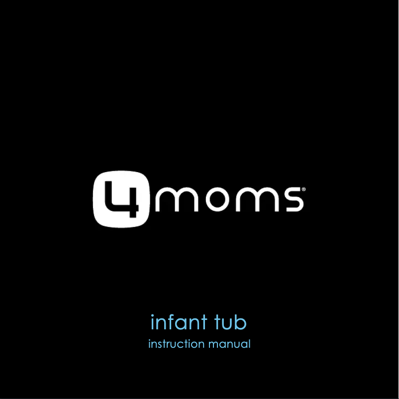 Página nº 1 - Manual de usuario 4moms Infant Tub
