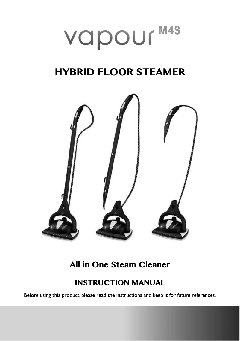 Imagen de la primera página del manual del dispositivo Vapour M4S