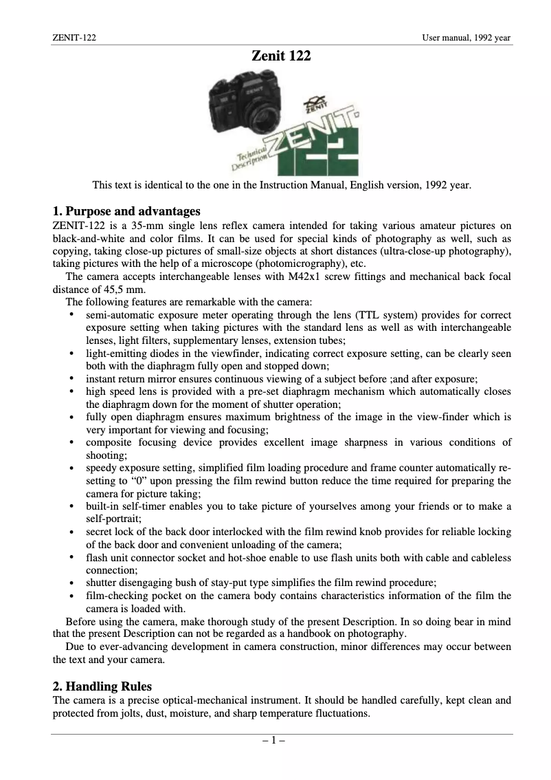 Imagen de la primera página del manual del dispositivo 122