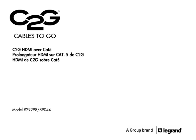 Imagen de la primera página del manual del dispositivo 29298