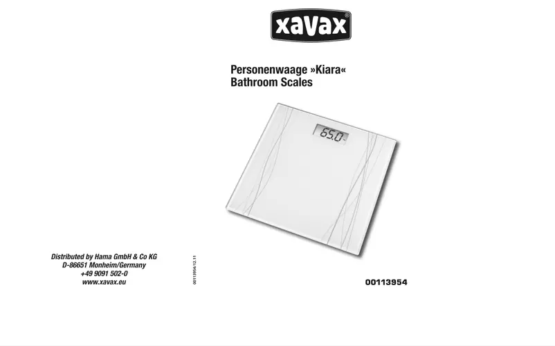 Imagen de la primera página del manual del dispositivo Kiara