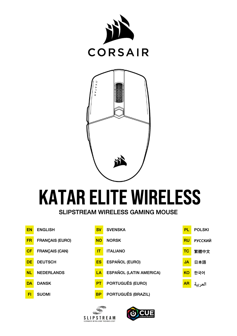 Imagen de la primera página del manual del dispositivo Katar Elite Wireless