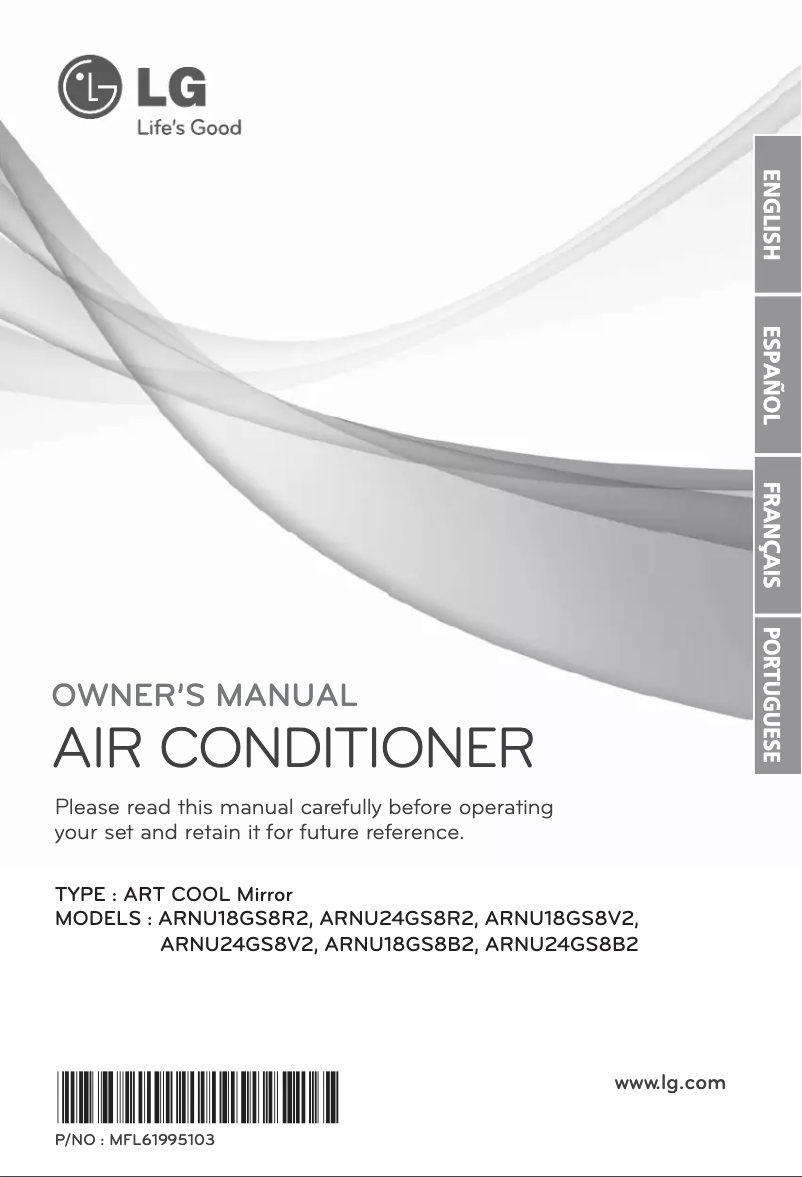 Imagen de la primera página del manual del dispositivo ARNU24GS8R2