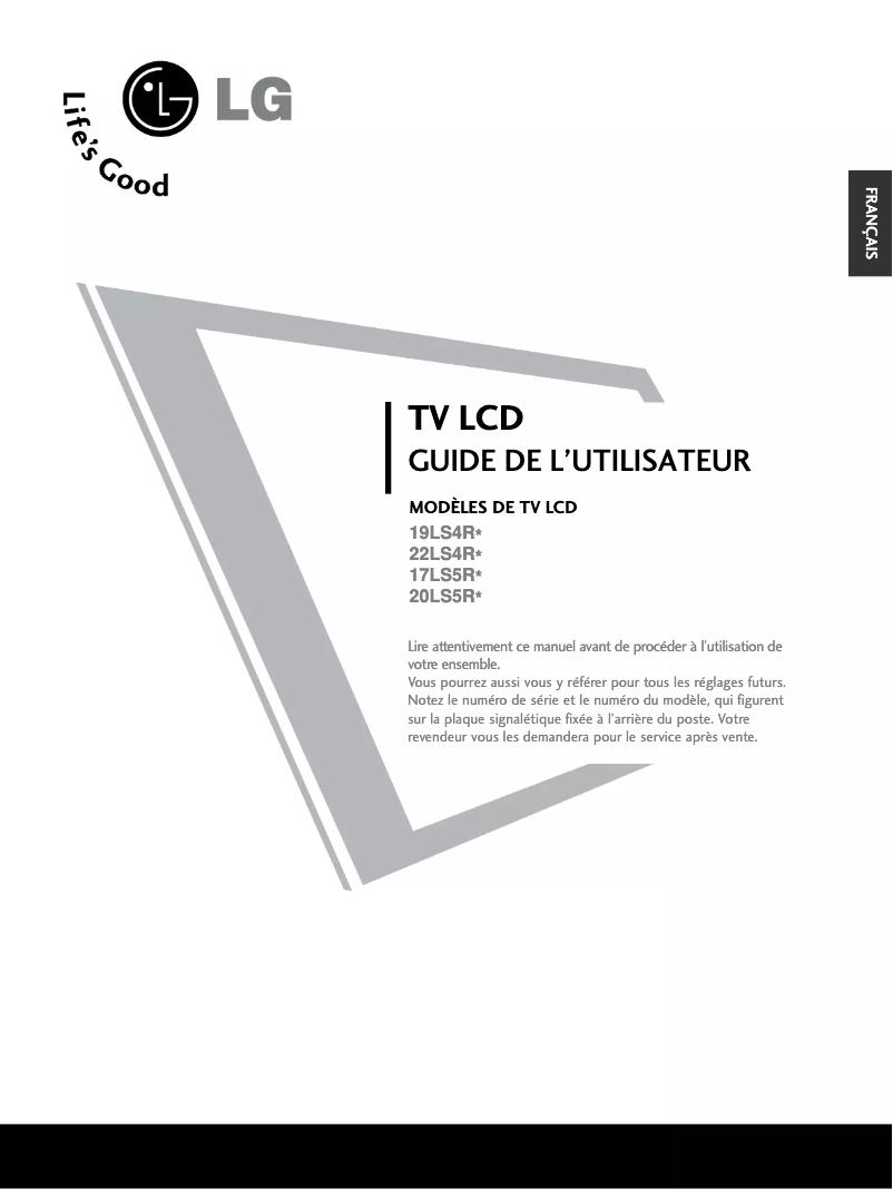 Imagen de la primera página del manual del dispositivo 17LS5R