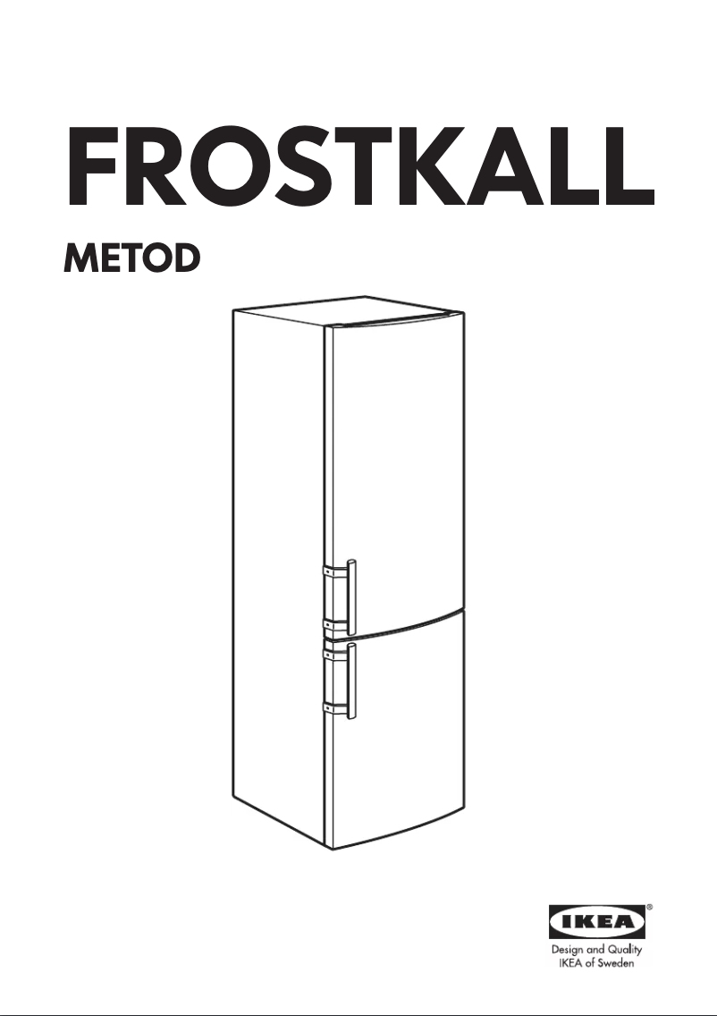 Imagen de la primera página del manual del dispositivo FROSTKALL