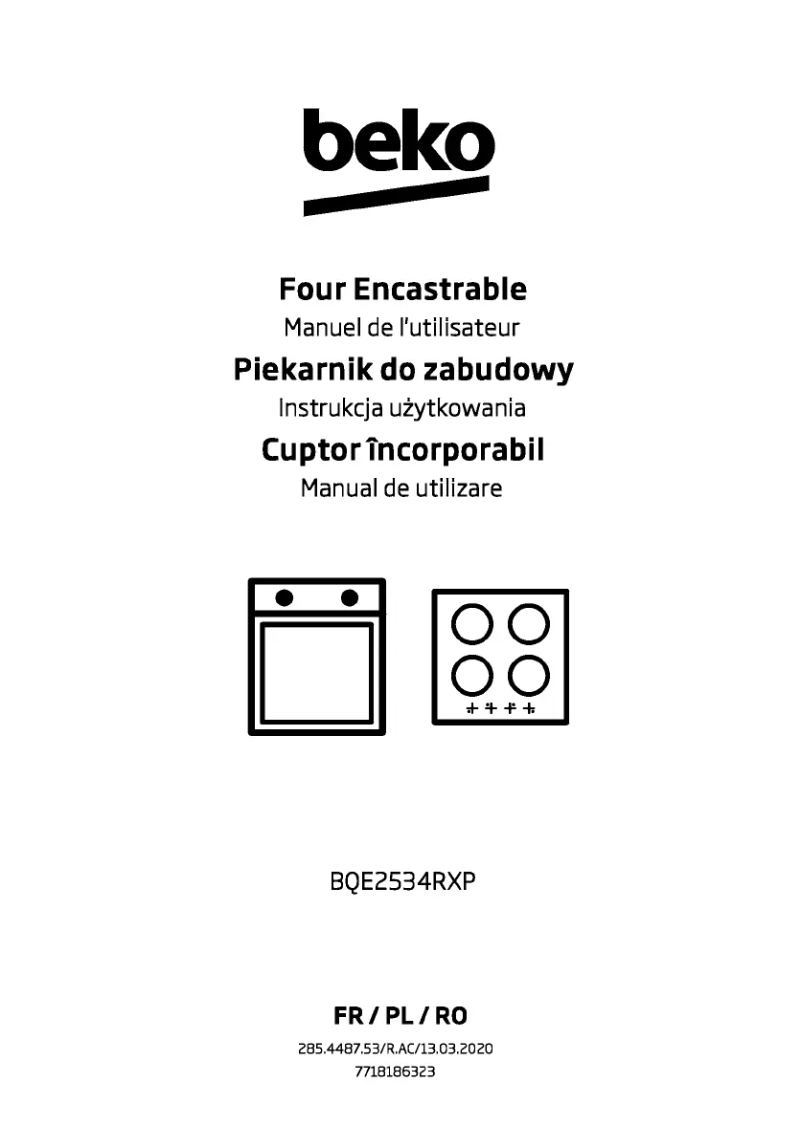 Página 1 del manual Manual de usuario Beko QSE2534RXP