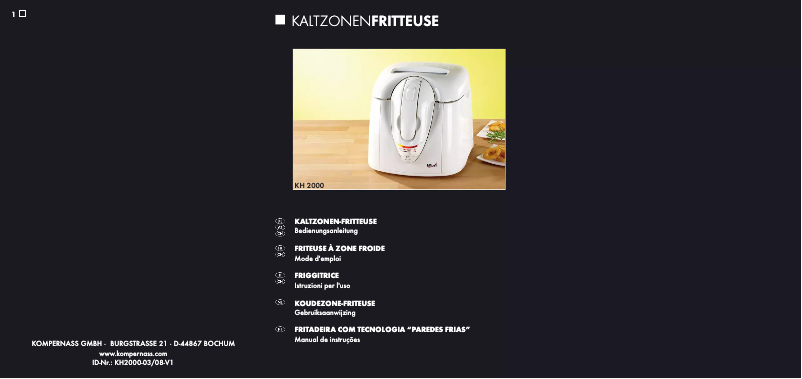 Página 1 del manual Manual de usuario Bifinett KH 2000