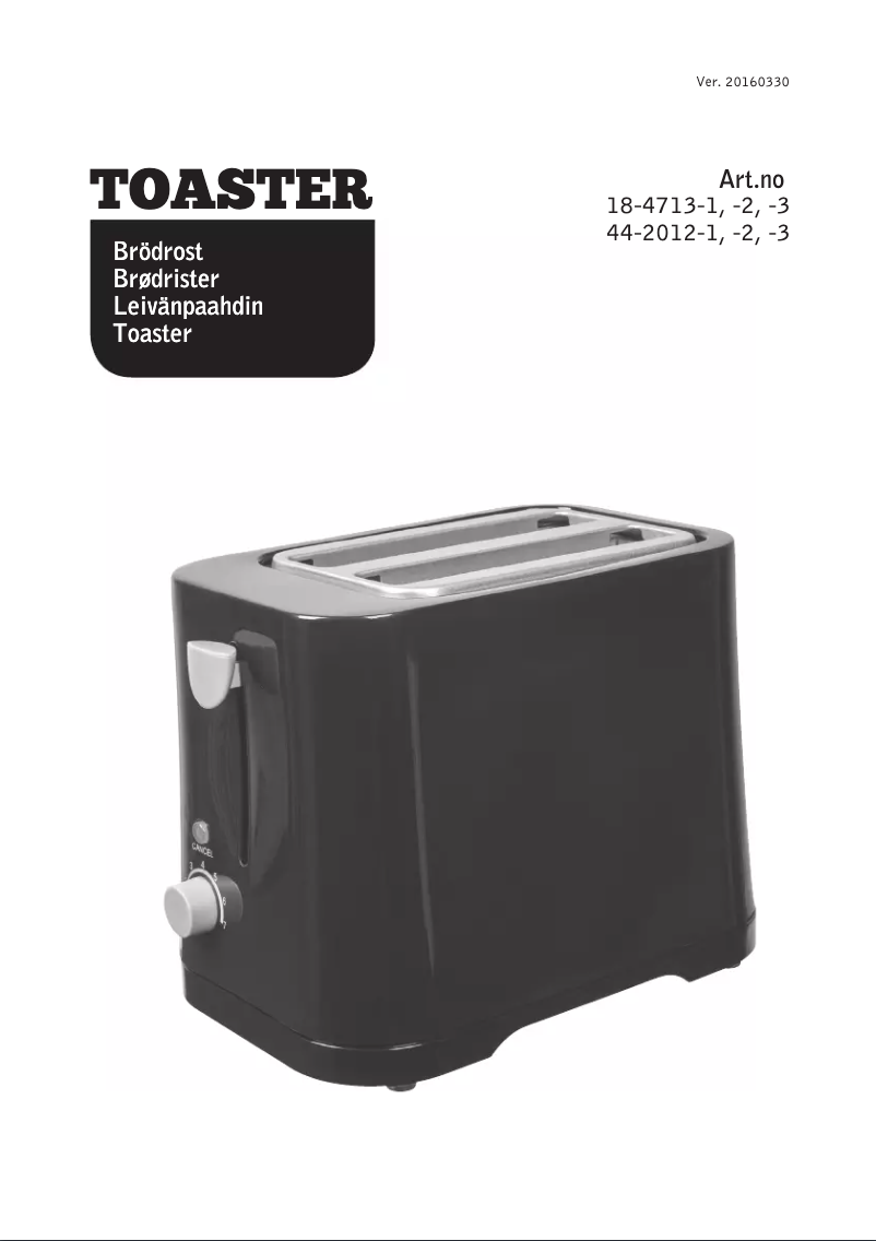 Página 1 del manual Manual de usuario Clas Ohlson T353VM