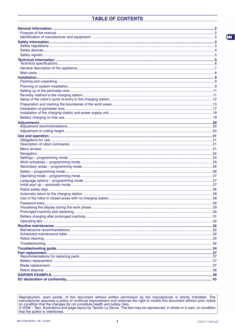 Imagen de la primera página del manual del dispositivo L30 Basic