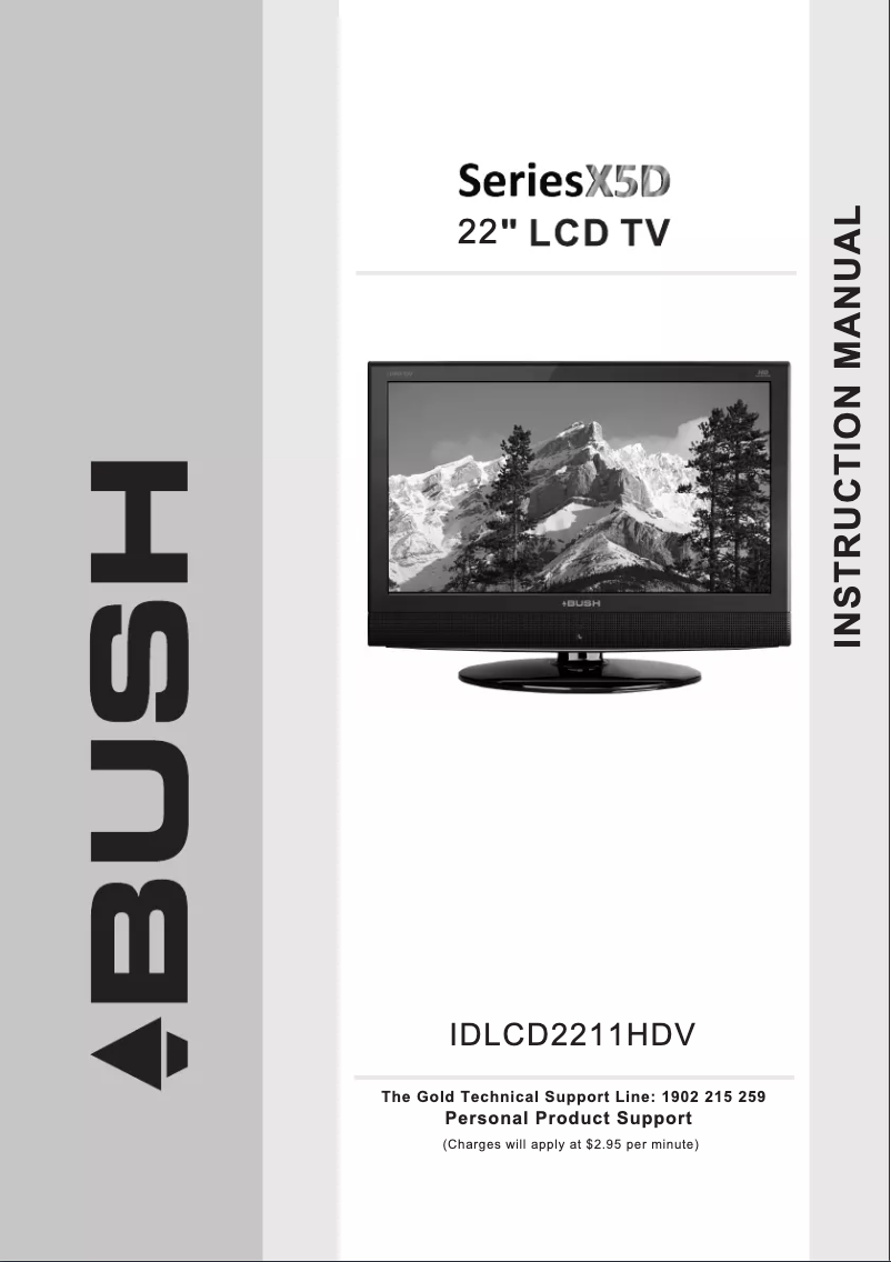 Página 1 del manual Manual de usuario Bush IDLCD2211HDV