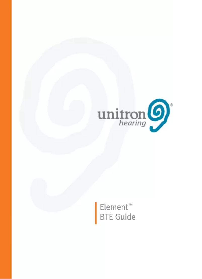 Página 1 del manual Manual de usuario Unitron Element BTE