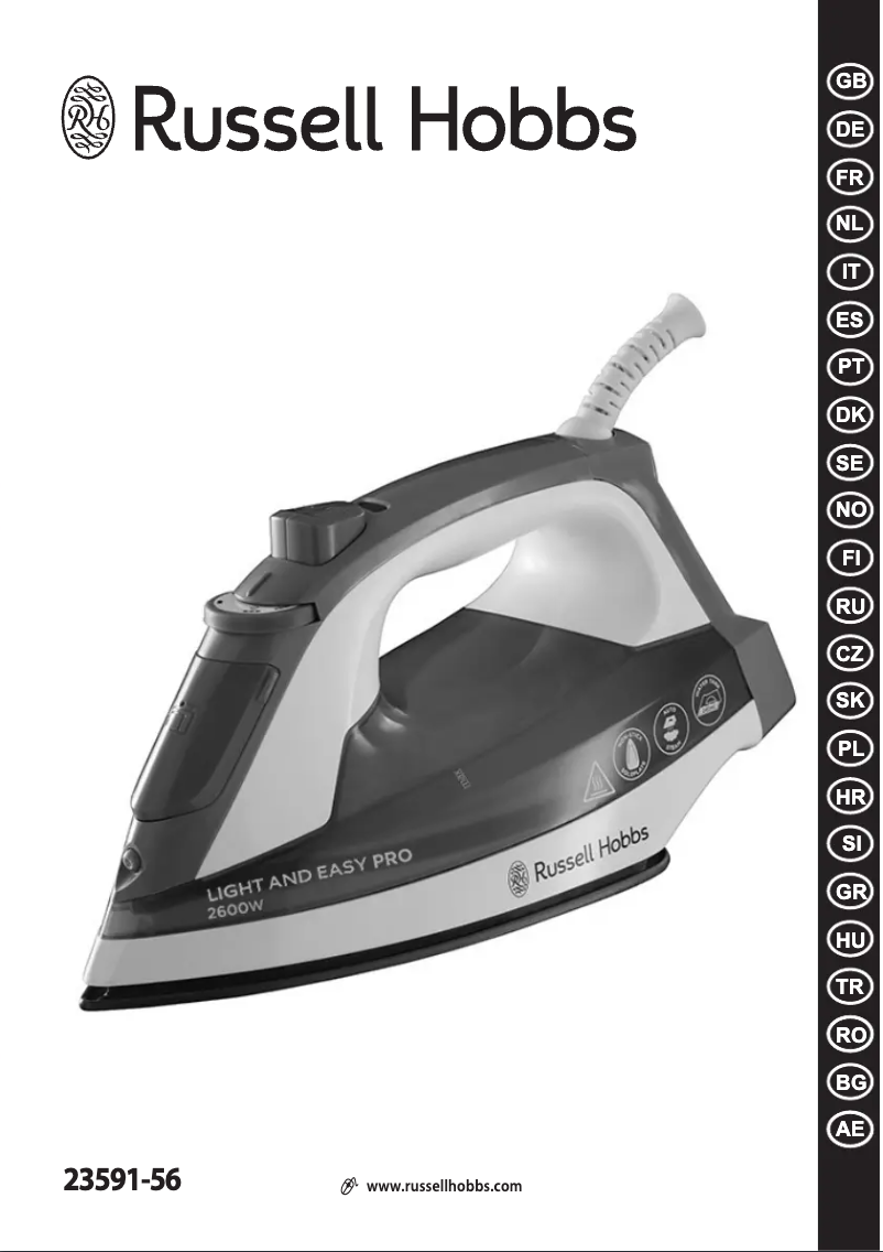 Página 1 del manual Manual de usuario Russell Hobbs Light and Easy Pro 23591-56