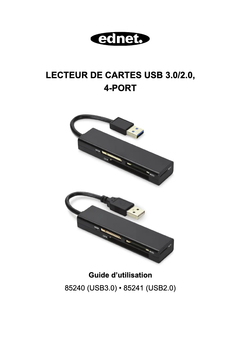 Imagen de la primera página del manual del dispositivo 85240