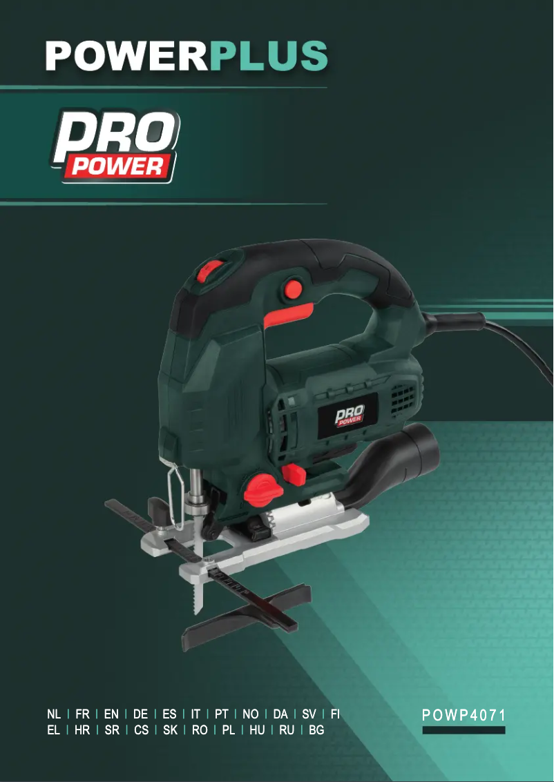 Imagen de la primera página del manual del dispositivo POWP4071