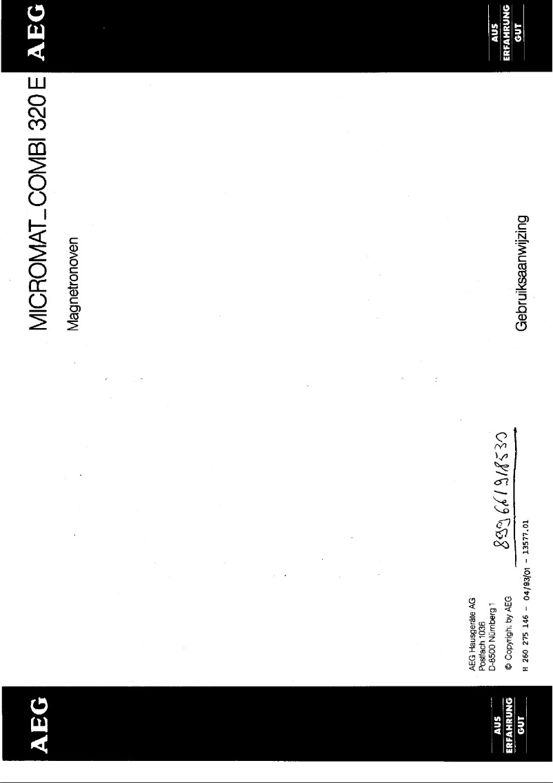 Imagen de la primera página del manual del dispositivo 320E