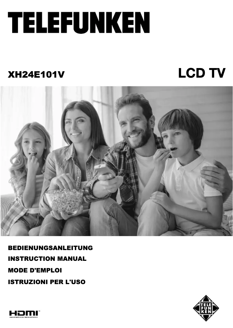 Imagen de la primera página del manual del dispositivo XH24E101V