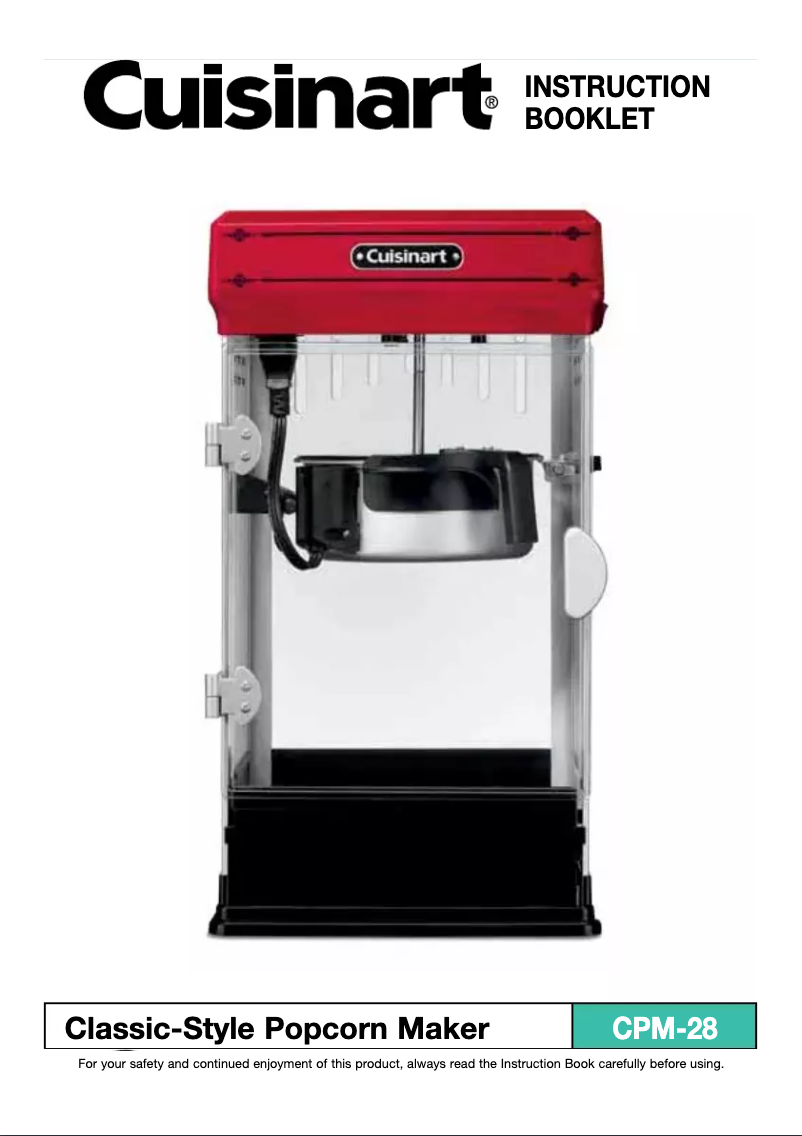 Imagen de la primera página del manual del dispositivo CPM-28