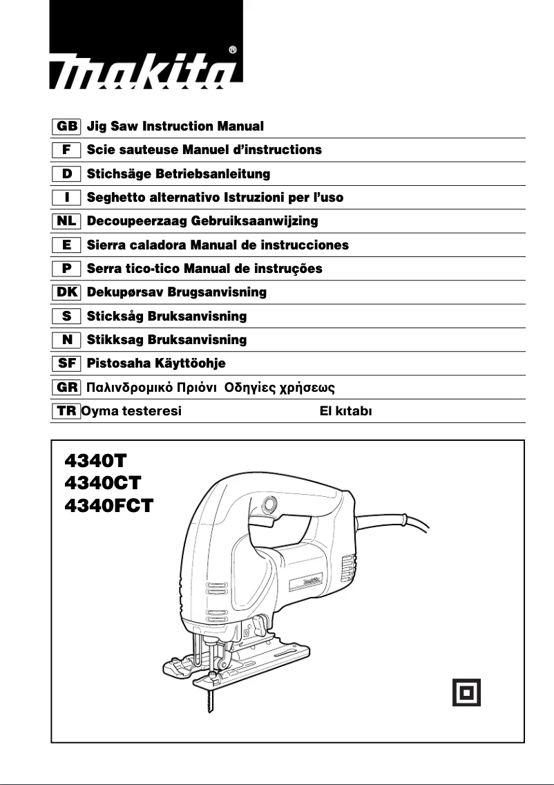 Imagen de la primera página del manual del dispositivo 4340FCT