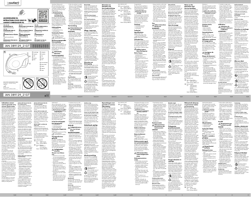 Imagen de la primera página del manual del dispositivo IAN 389129