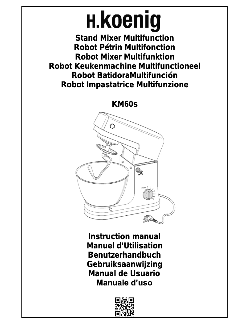 Imagen de la primera página del manual del dispositivo KM60s
