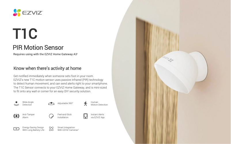 Página 1 del manual Manual de usuario EZVIZ T1C