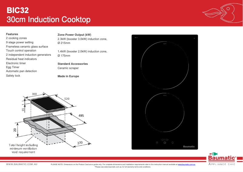 Imagen de la primera página del manual del dispositivo BIC32