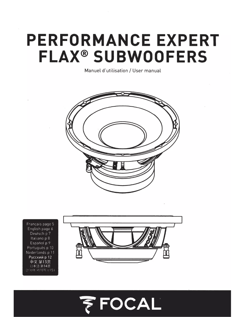 Imagen de la primera página del manual del dispositivo Performance Expert Flax P 25FS