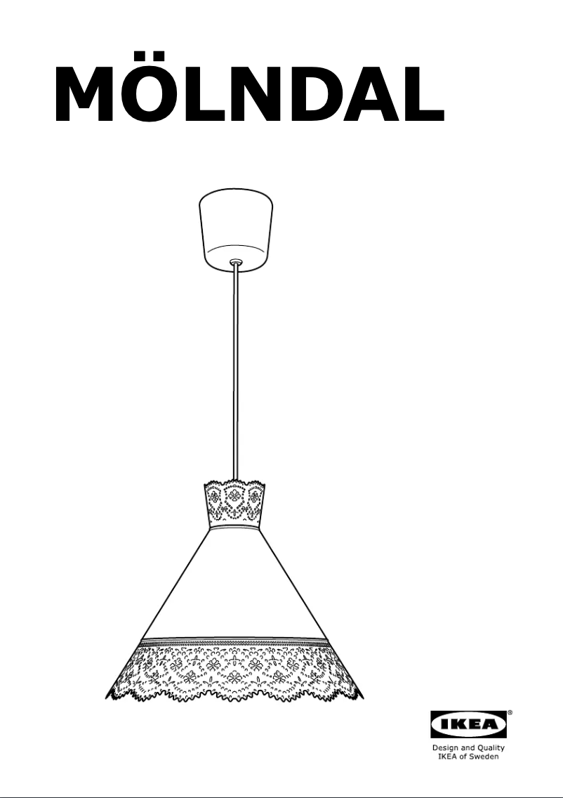 Página 1 del manual Manual de usuario Ikea MOLNDAL