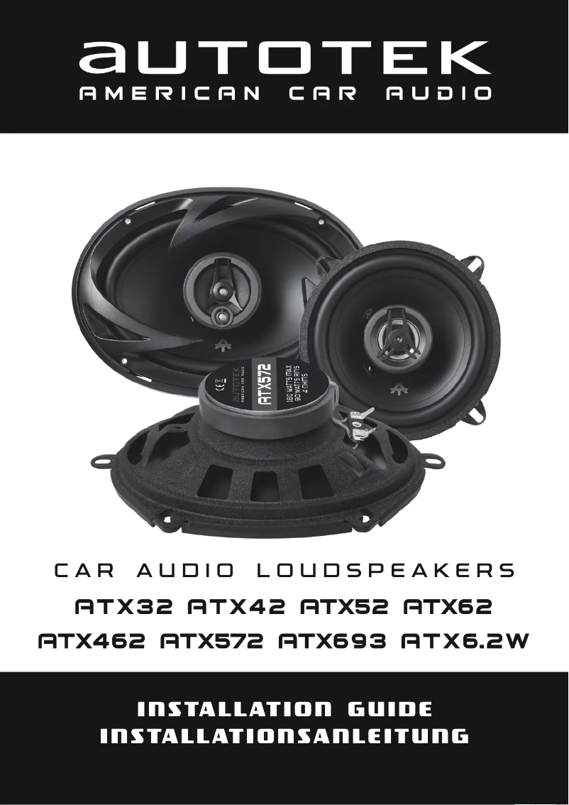 Página nº 1 - Manual de usuario Autotek ATX6.2C