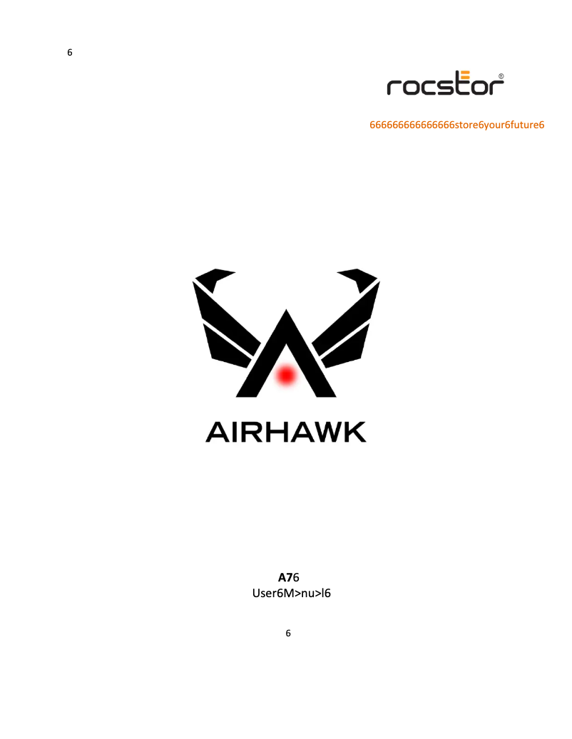 Página nº 1 - Manual de usuario Rocstor Airhawk A5