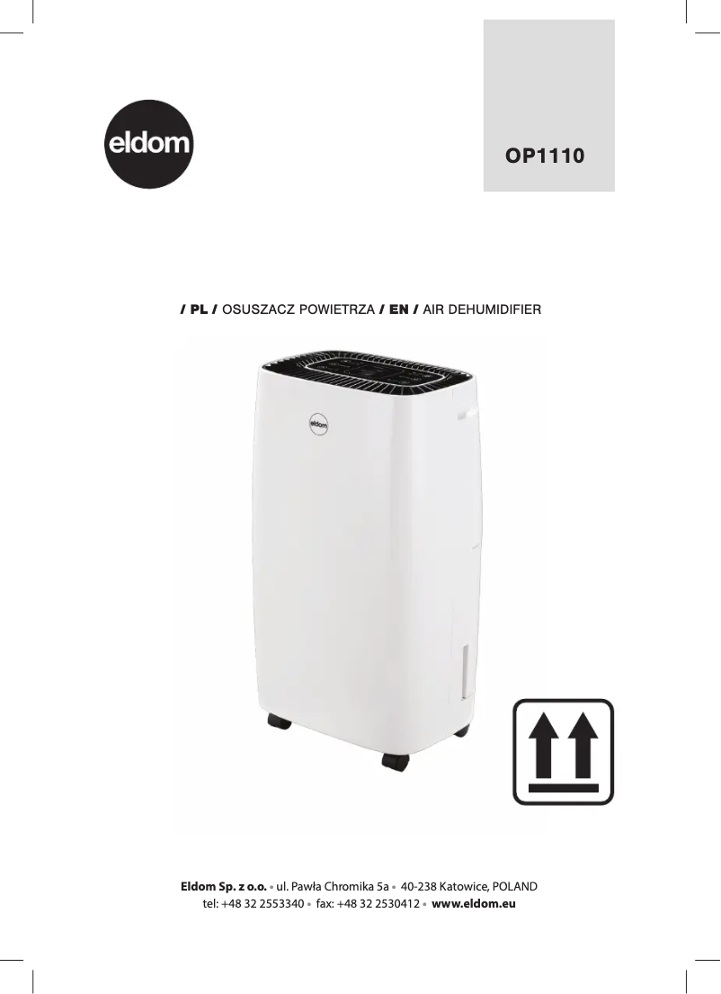 Imagen de la primera página del manual del dispositivo Dess OP1110