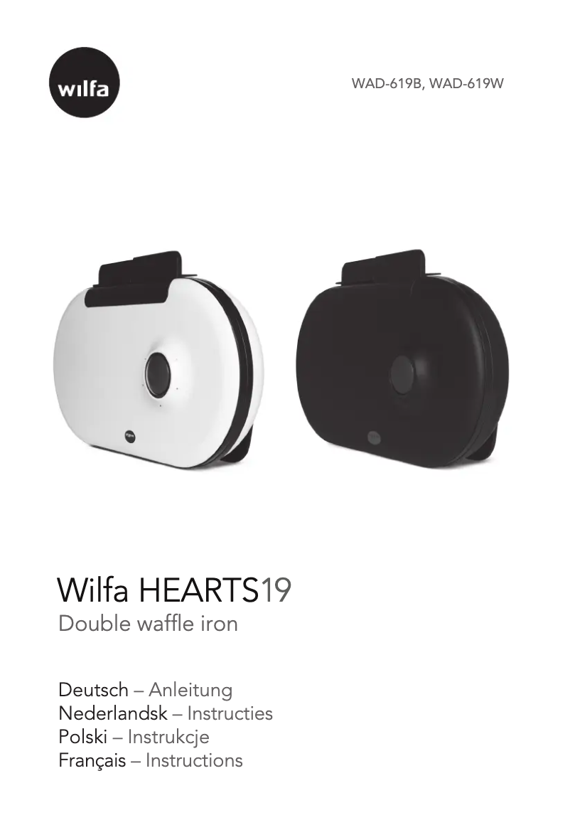 Página 1 del manual Manual de usuario Wilfa WAD-619B