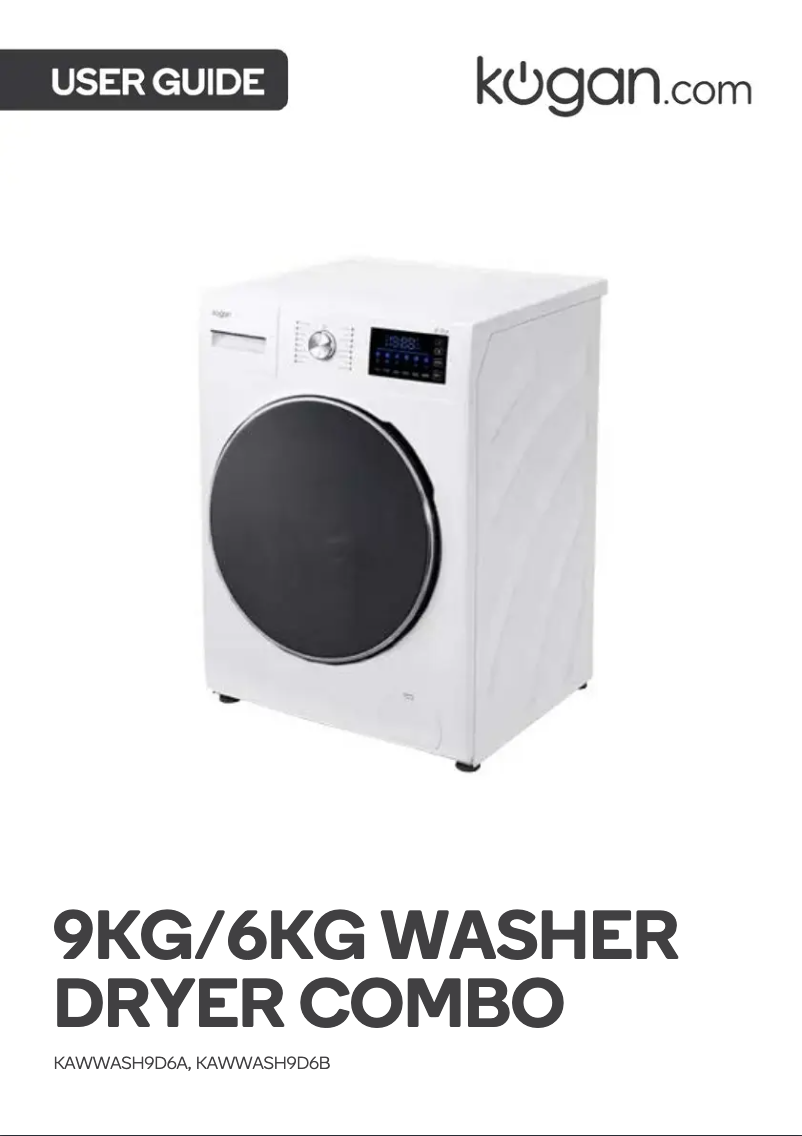 Página 1 del manual Manual de usuario Kogan KAWWASH9D6A