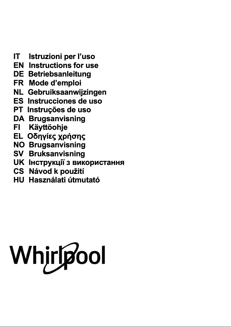 Página 1 del manual Manual de usuario Whirlpool AKR 441/1 WH