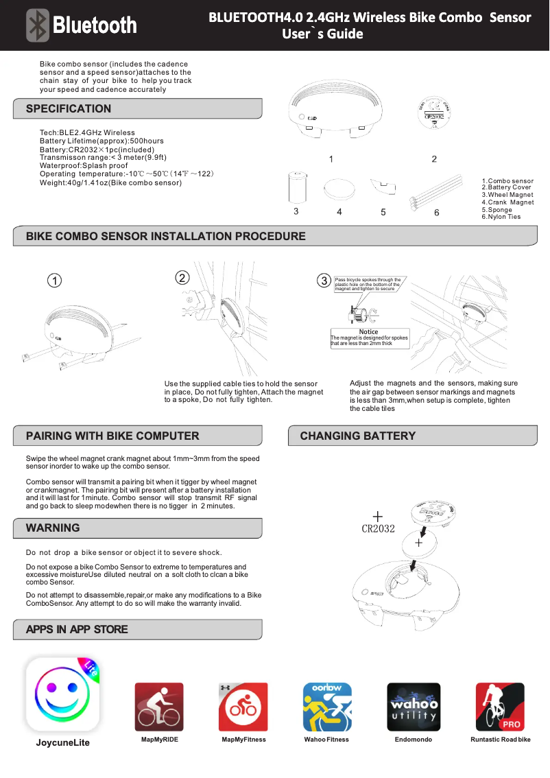 Imagen de la primera página del manual del dispositivo SD-518
