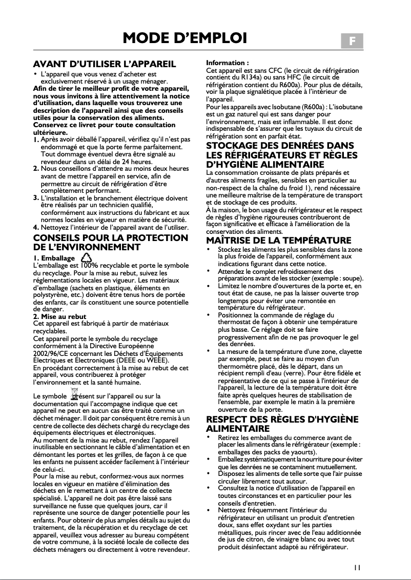 Imagen de la primera página del manual del dispositivo GK Primeline 18