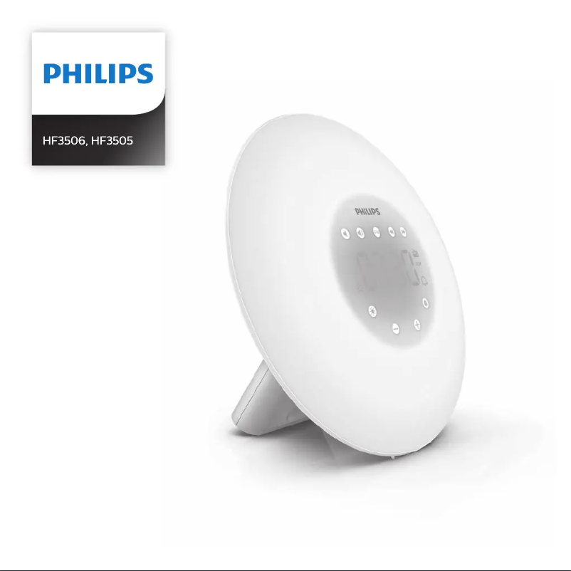 Página 1 del manual Manual de usuario Philips Wake-Up Light HF3505