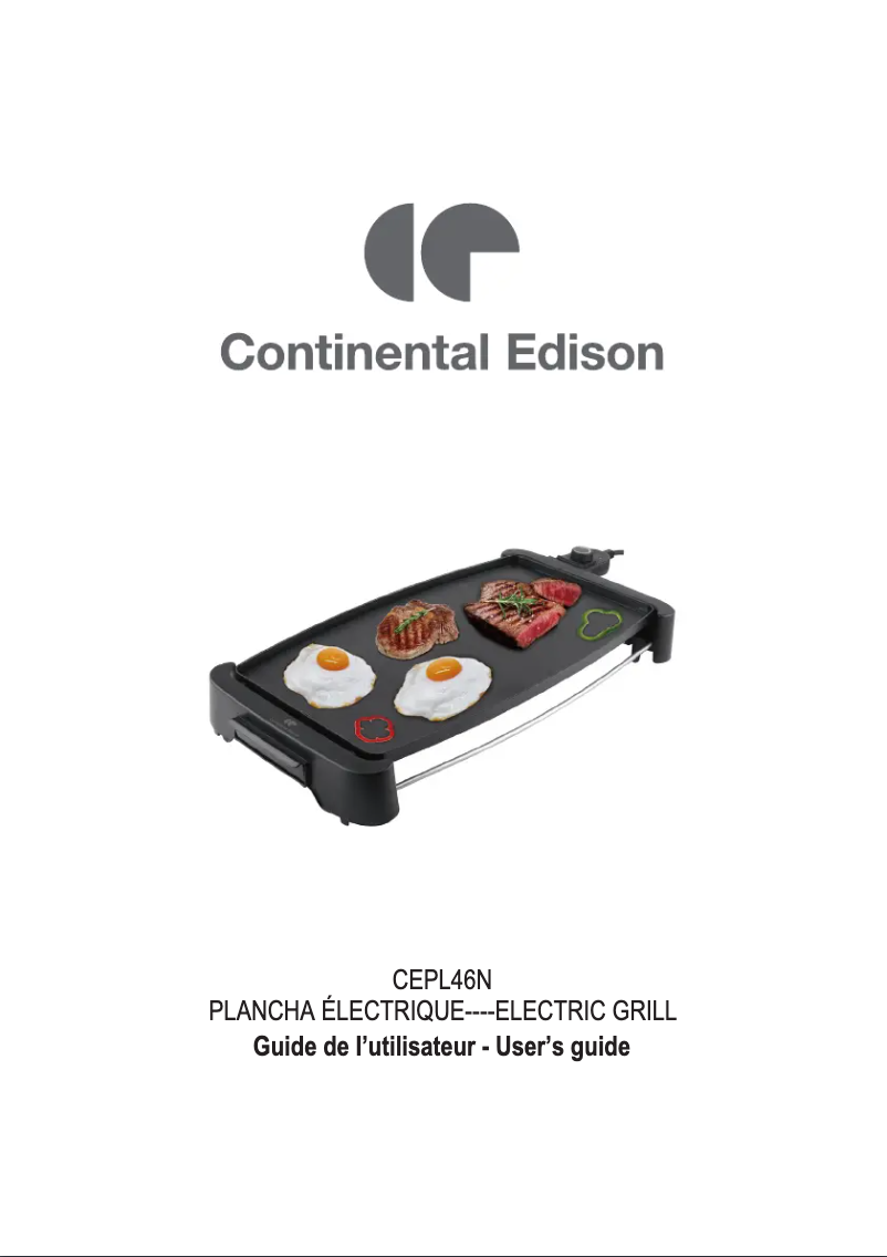 Imagen de la primera página del manual del dispositivo CEPL46N