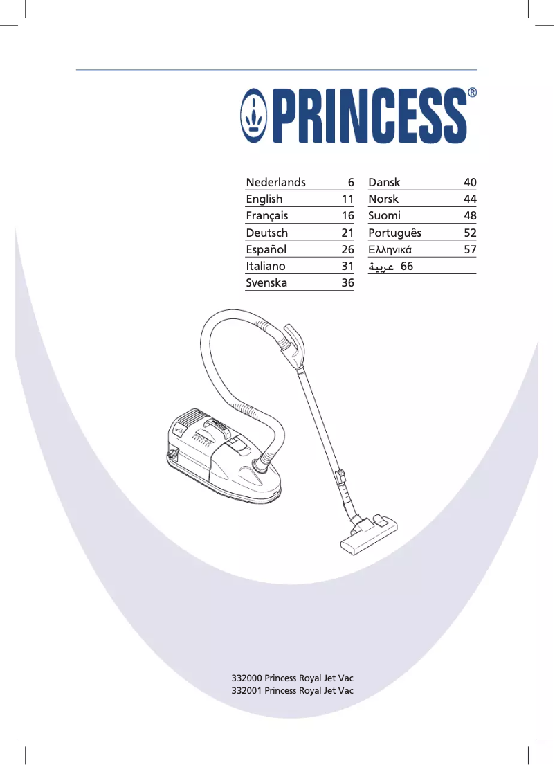Página 1 del manual Manual de usuario Princess Royal Jet Vac 332001