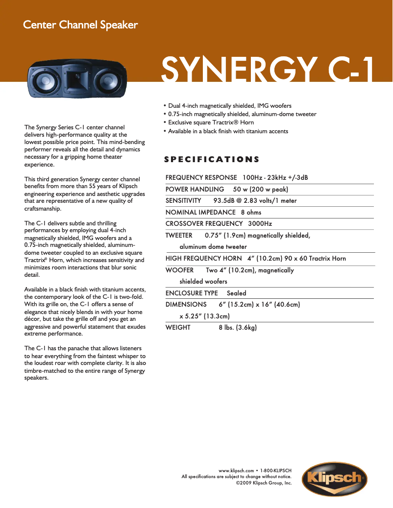 Imagen de la primera página del manual del dispositivo C-1