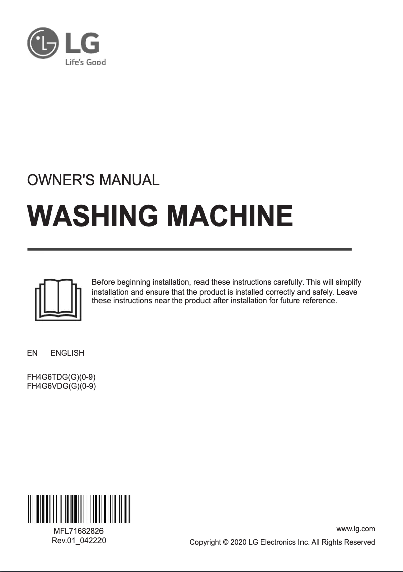 Imagen de la primera página del manual del dispositivo FH4G6VDGG6