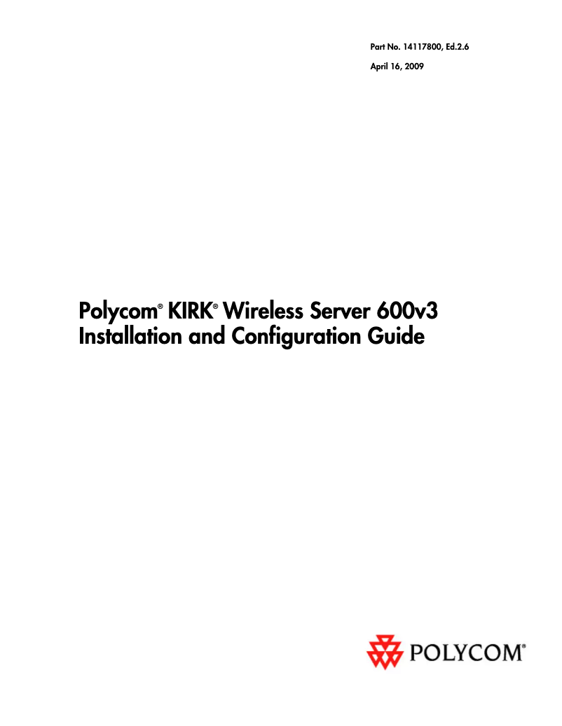 Imagen de la primera página del manual del dispositivo Wireless Server 600V3
