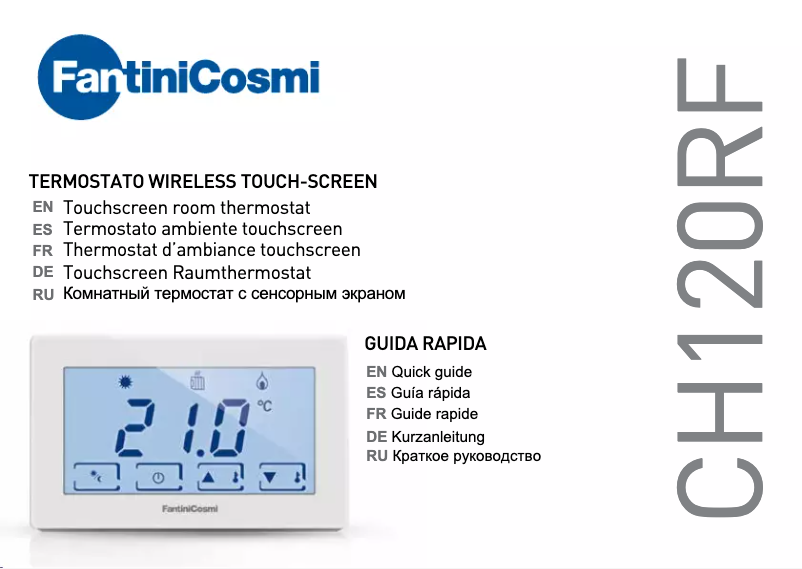 Imagen de la primera página del manual del dispositivo CH120RF