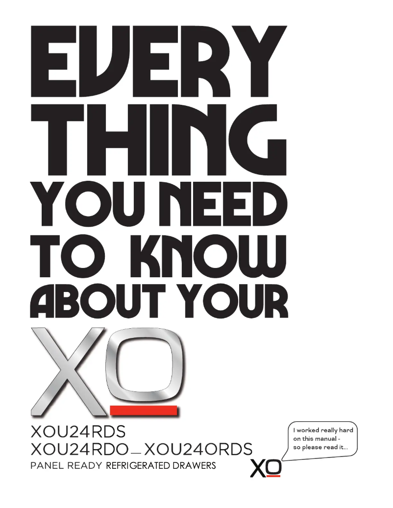 Imagen de la primera página del manual del dispositivo XOU24ORDS